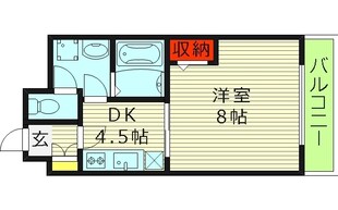 メゾンドハローの物件間取画像